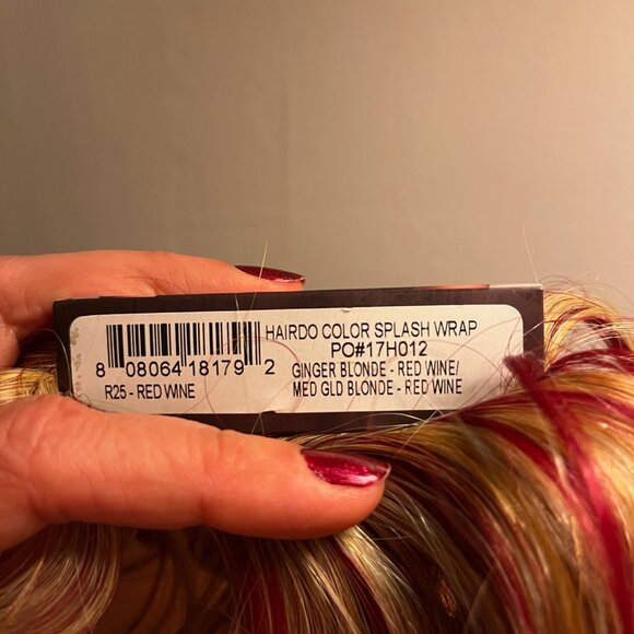 BNWT Hairdo Color Splash Wrap hair piece - shade R25 - Picture 7 of 7